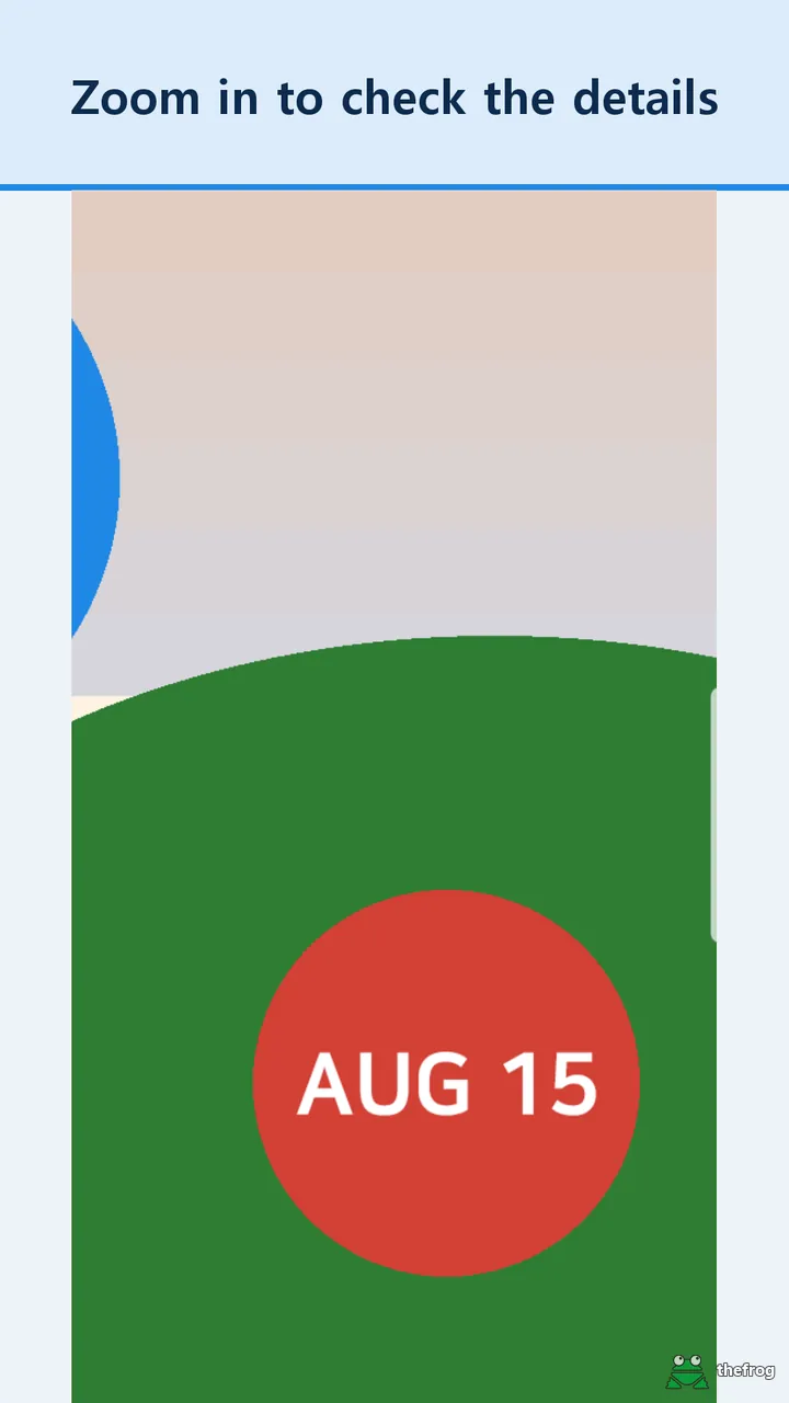 Zoomed-in detail of a PSD poster to check small elements
